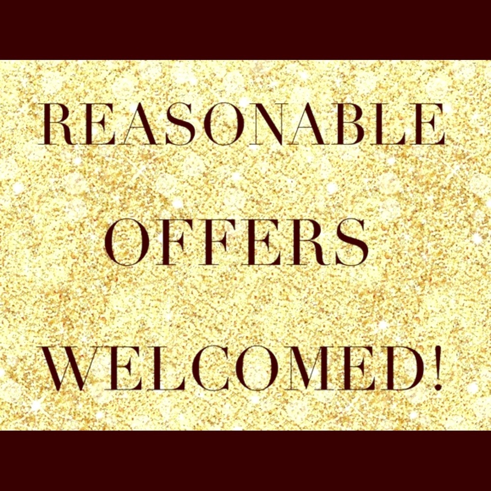 Reasonable offers welcome